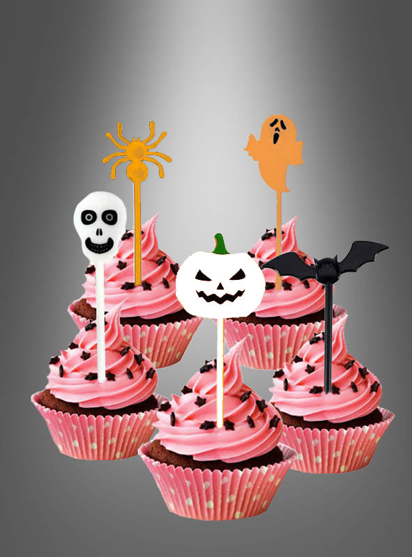 10 Stück Cocktail Spieße Halloween