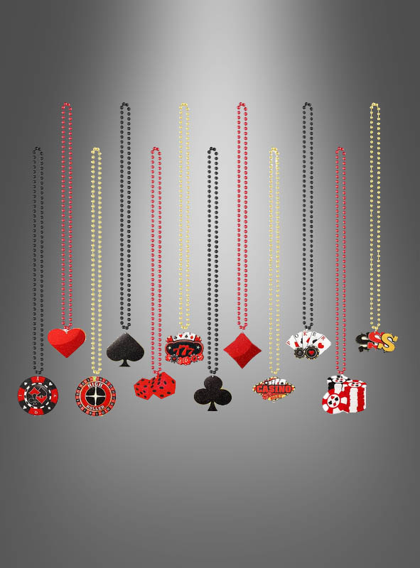 Casino Necklace 12 pcs Set
