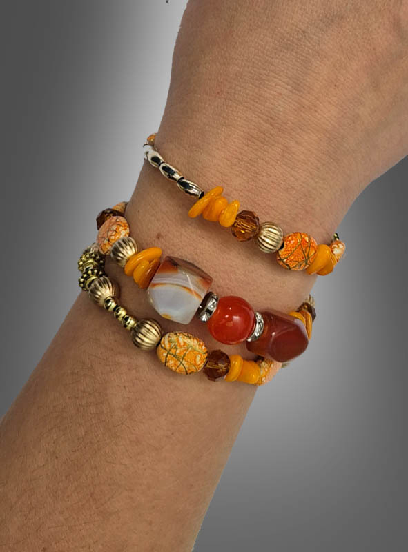 Hippie Bracelet with Pearls with wire