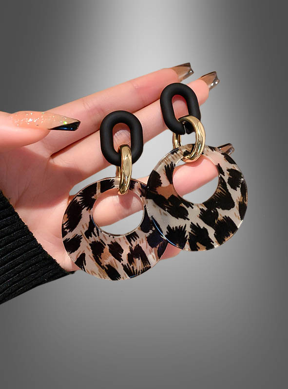 Leopard Earrings Costume Jewellery Kostumpalast