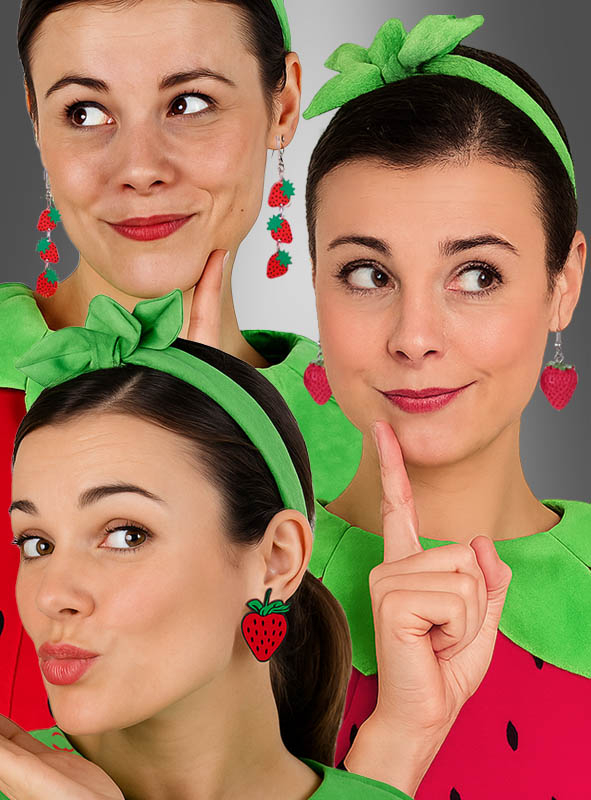 Strawberry Earrings various Design