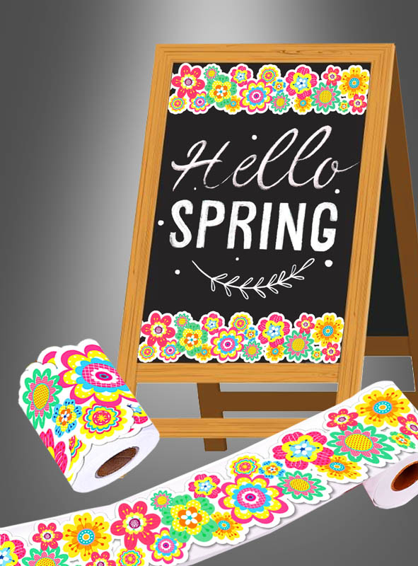 Hippie Party Deco Sticker Roll 20m