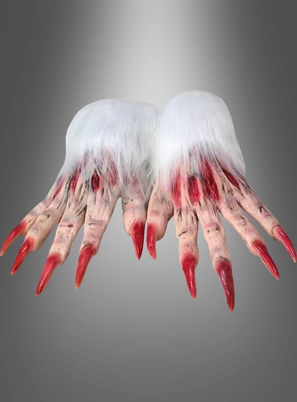 Monster claw gloves red nails