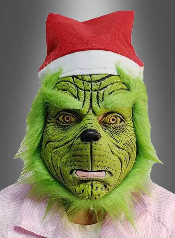 Green mask Christmas monster