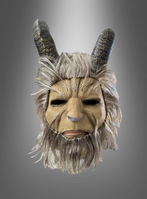 Biest Vollmaske mit Hörner Krampus
