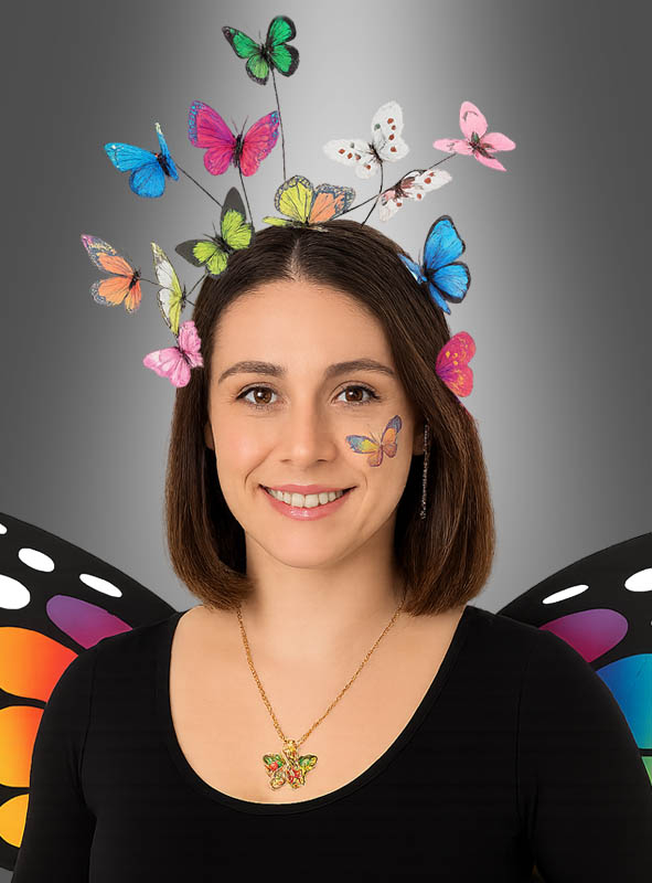 Butterfly Headband with or without LED