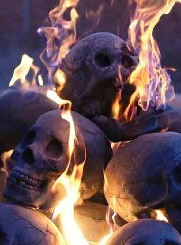 Ceramic Skull Fire resistant