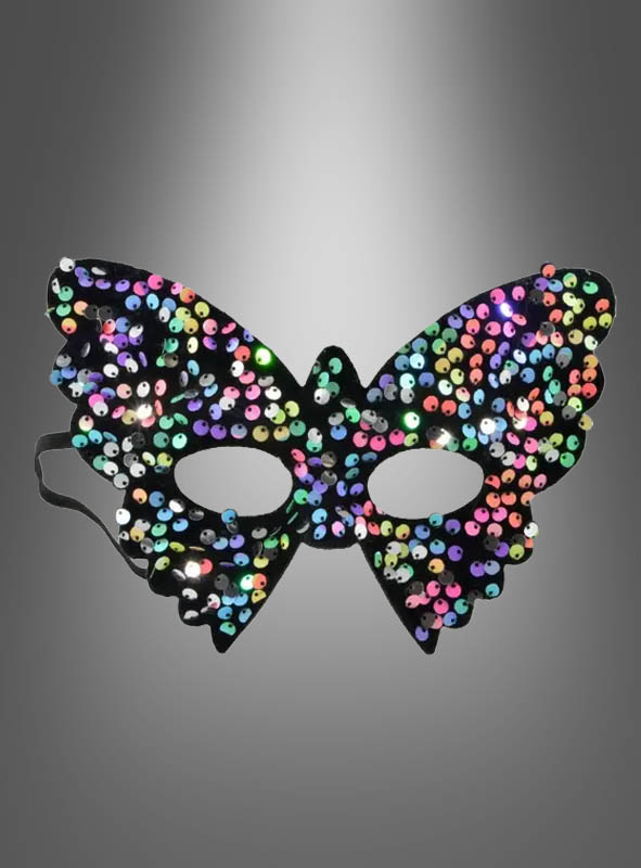 Butterfly eye mask sequins