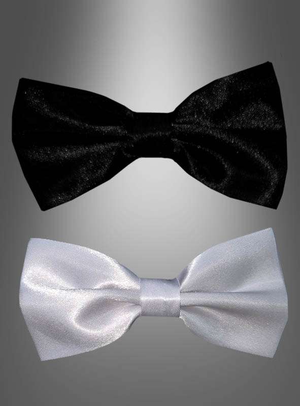 Satin Bow Tie for Men black or white