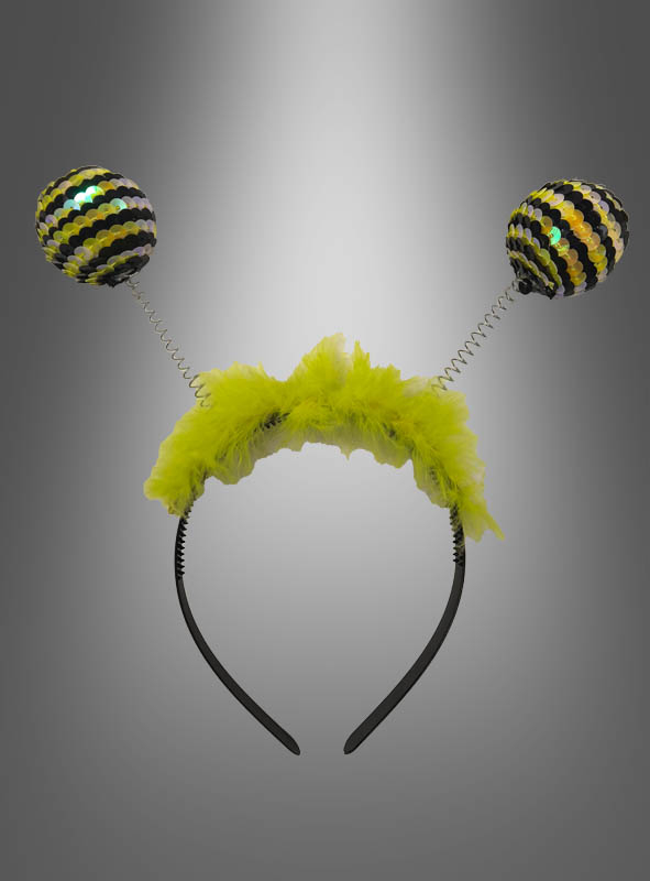 Bienen Fühler Haarreif Glitzer