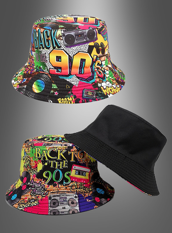 90s bucket hat