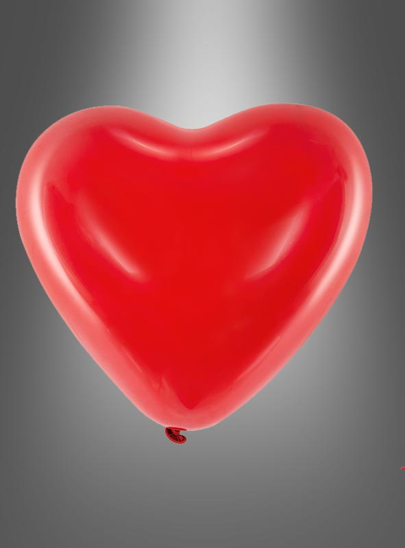 Roter Luftballon Herzform 40cm