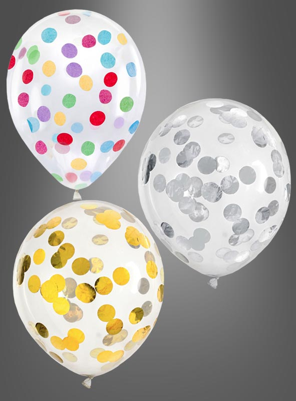 Transparente Konfetti Ballons