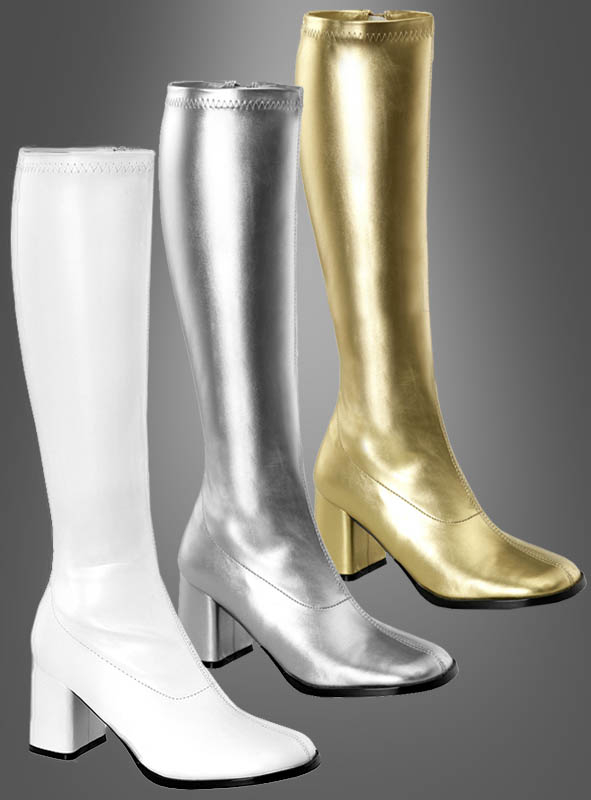 Silver deals 70s boots