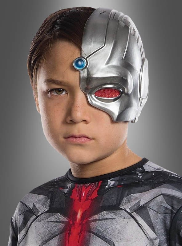 Cyborg Maske für Kinder Justice League