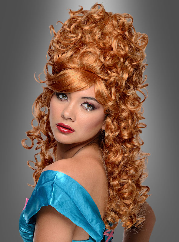 Curly Burlesque Wig red blonde
