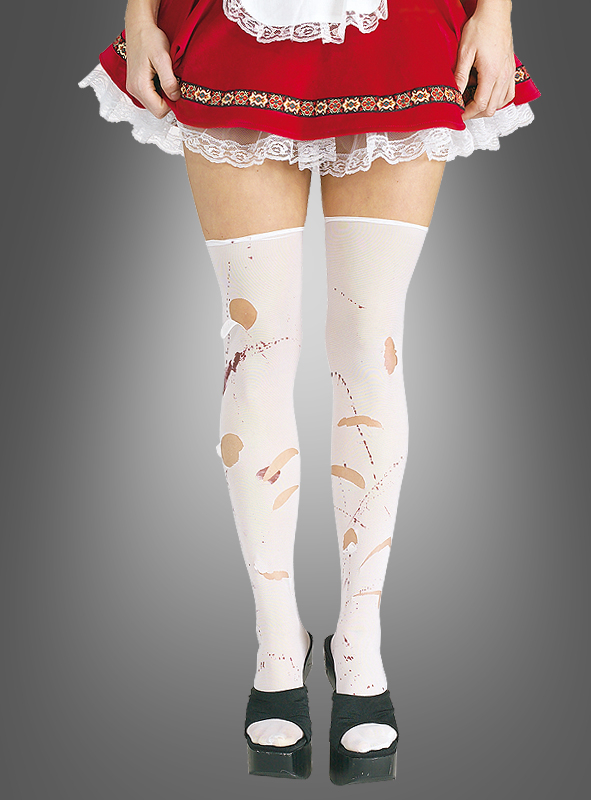 Malice's Stockings with blood
