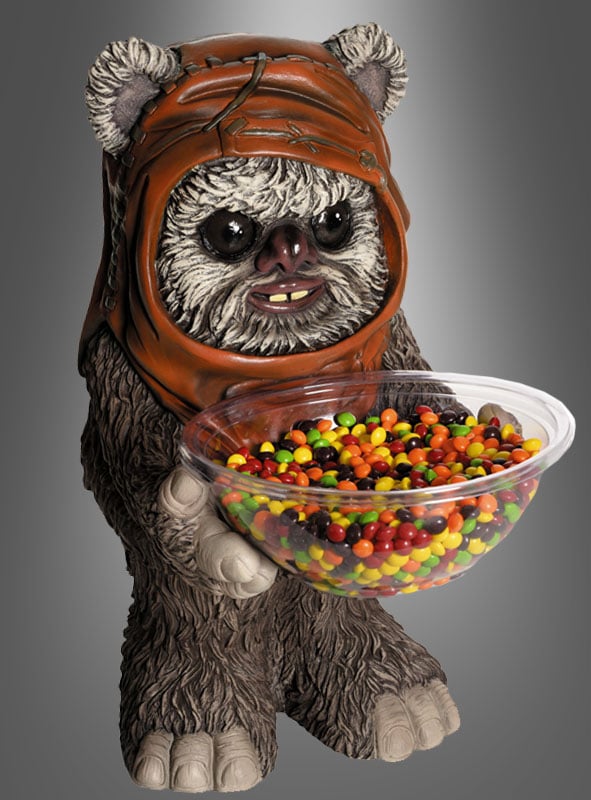 Rub Star Wars Bonbonhalter Ewok Figur mit Schale Karneval Deko 