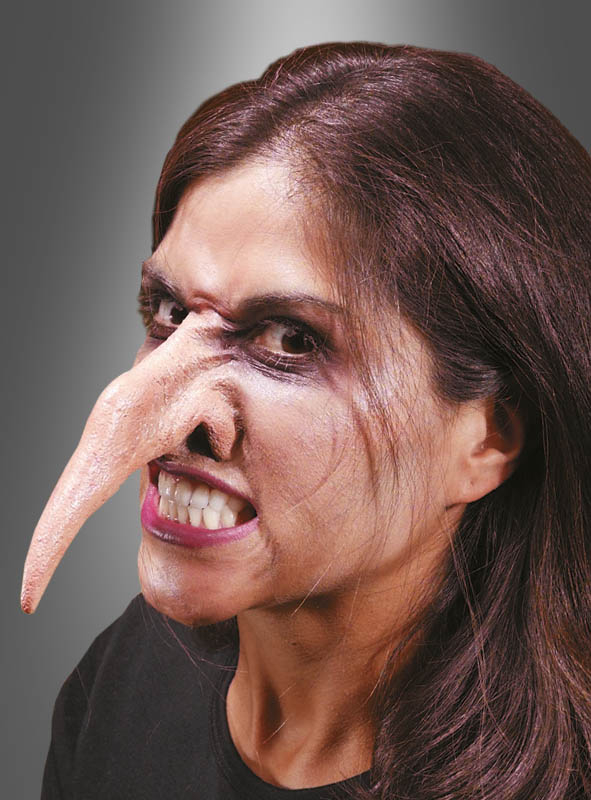 Latexnase Hexennase lustige Nase Fasching Kostüm Hexe