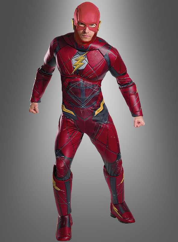 Deluxe Flash Costume for Men with Mask