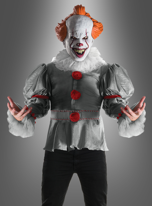 Karneval Stephen Kings Horror Clown Zombie Maske Fasching Cosplay Party Kostüm