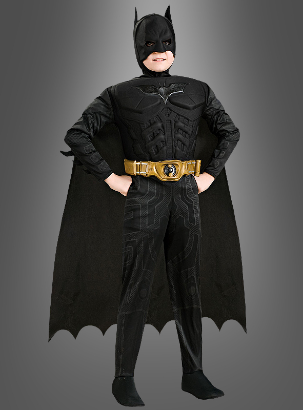 Kinderkostüm Batman Helden Kinder Kostüm Superheld Fledermaus Dark Knight Outfit 