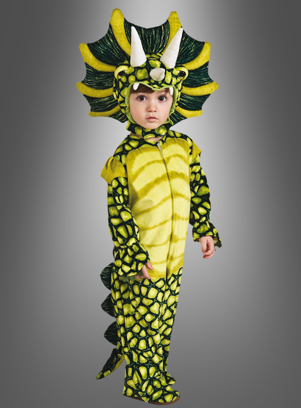 Triceratops dinosaur costume for children