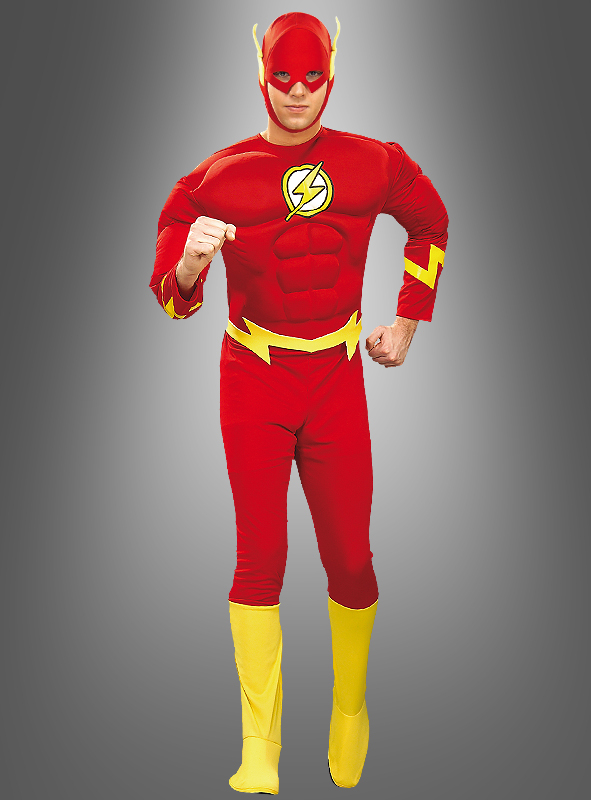 Deluxe Muskelkostüm The Flash Adult