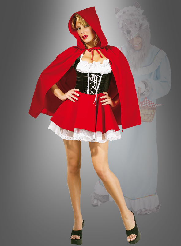 Deluxe sexy Rotkäppchen Märchen Kostüm