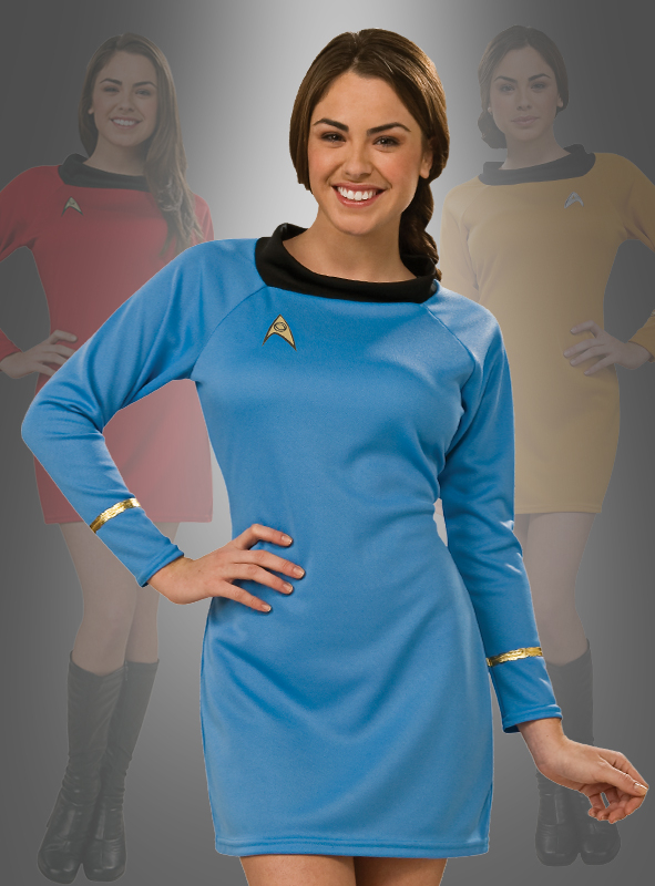 Rubie's Damen Star Trek Classic Deluxe Kleid Kostüm, Blau, S : :  Spielzeug