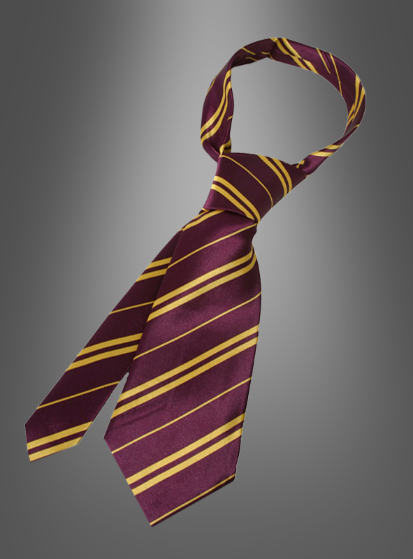 Harry Potter Style Krawatte in den Farben von Gryffindor rot gelb gestreift 