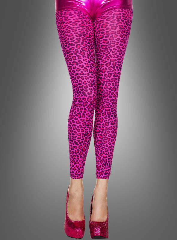 Leggings Leopard Pink Bei Kostumpalast De