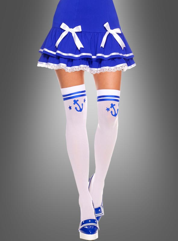 Sailor Girl Stockings white