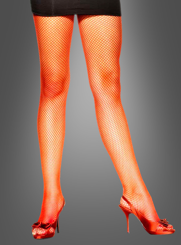 Fishnet tights red