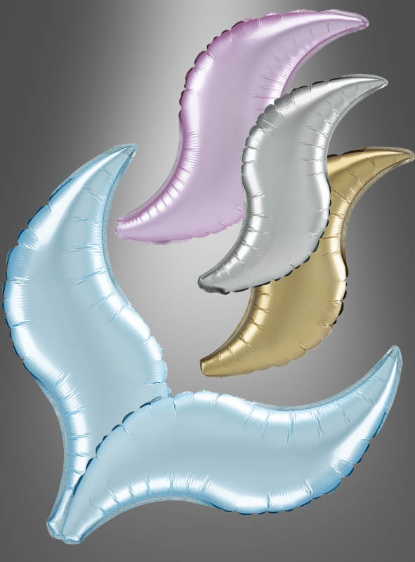 1 x Foil Balloon Wave Mermaid Fin 48-106cm