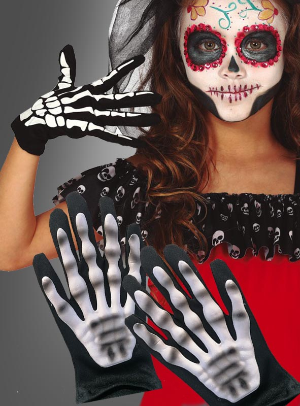 Skeleton Gloves for Children