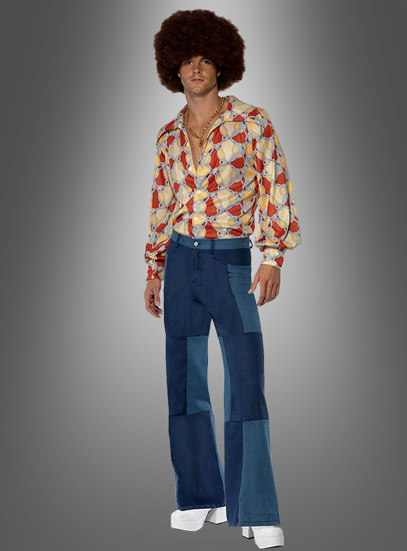 Retro Shirt and patch Trousers costume