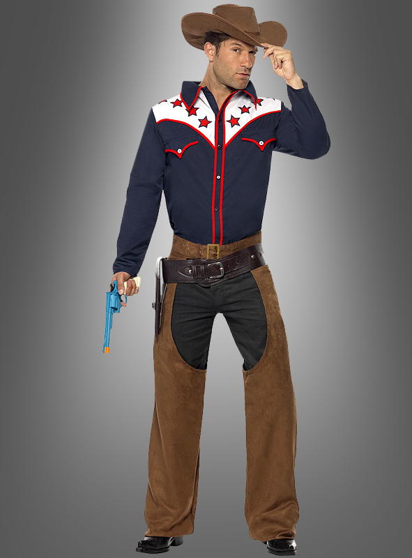 Smi Western Herren Kostüm Cowboy Sheriff Karneval Fasching Größe M 