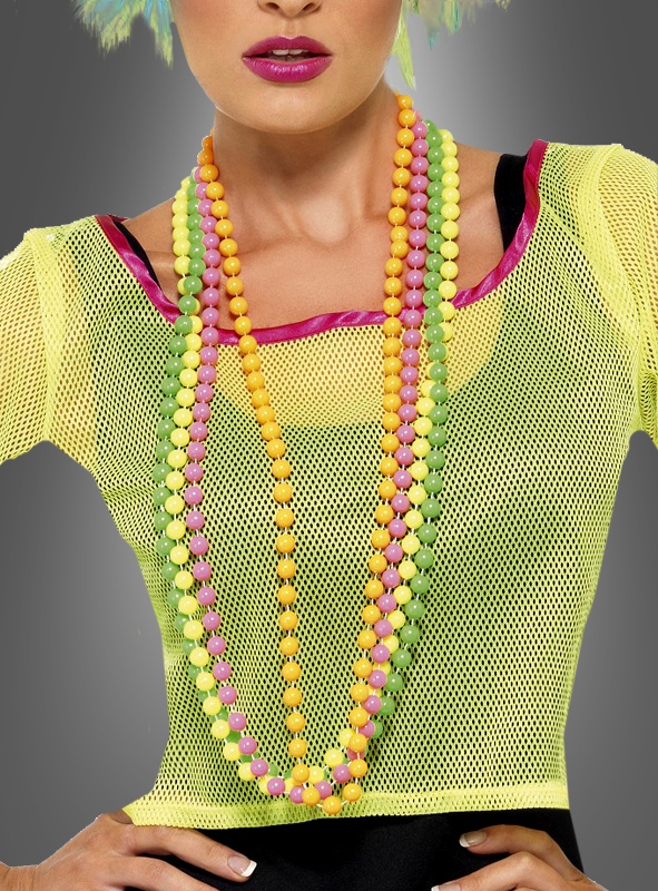 Neon beads necklace