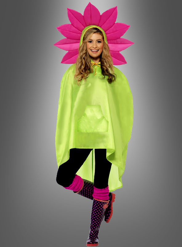 Rain Cape Flower buyable at » Kostümpalast.de