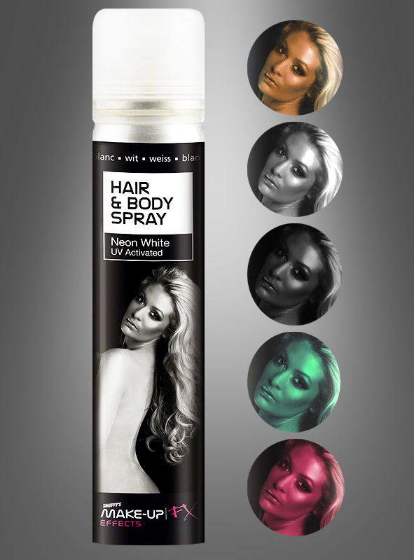 UV activated Body and Hair Spray