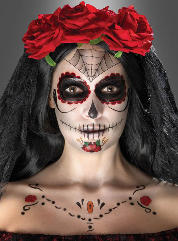 Day of the Dead Tattoo Makeup Set