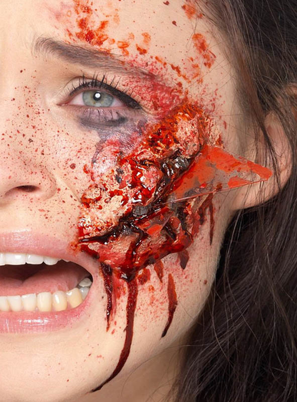 Latex Glass Wound Prosthetic FX