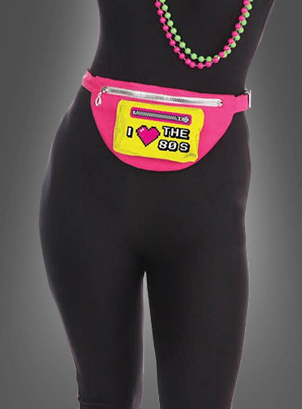 80er Jahre Gürteltasche pink