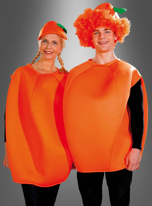 Kostüm für Erwachsene Karnevals Kittel Fussball Orange Party Kostüm 