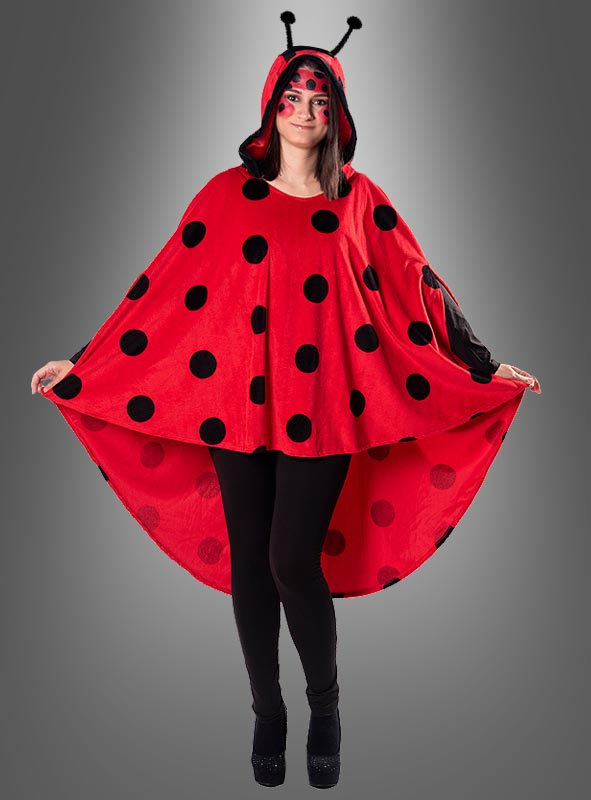 Ladybug Poncho XS-5XL