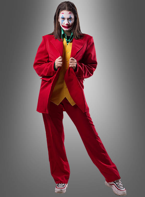 Cosplay Damen T-shirt Joker Jacken Coat Halloween Karneval Kostüm Costume 