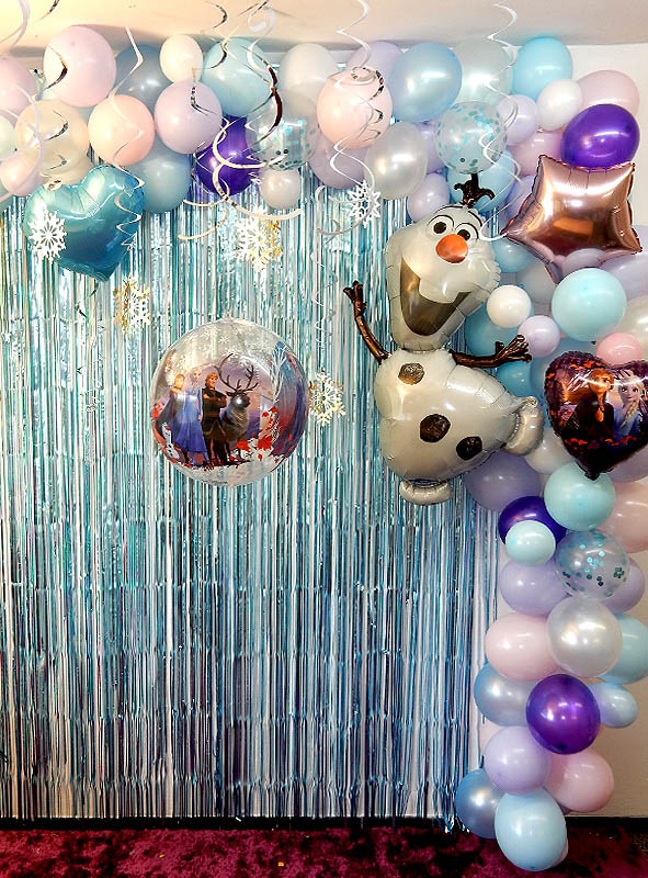 Elsa Eiskönigin Frozen Wanddeko Set 135 Teile