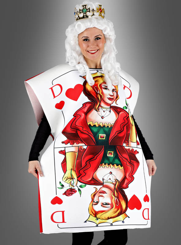 Damen Kostüm Herzdame Herz Königin Karneval Fasching Smi 