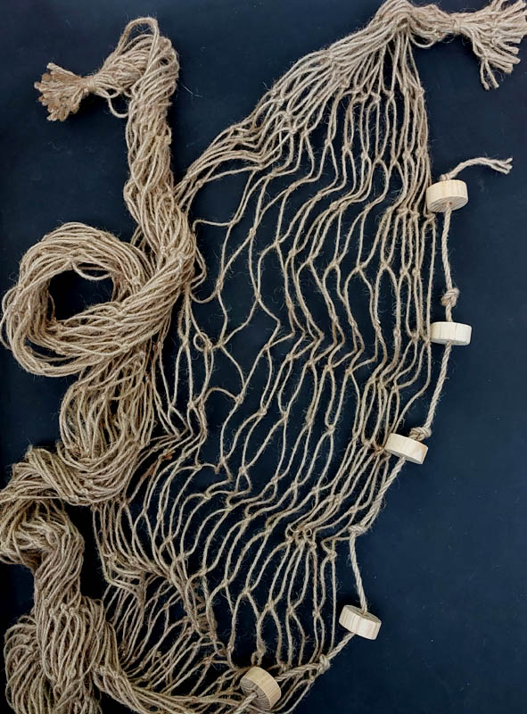 Fischernetz Deko aus Jute 200-400cm